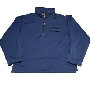 Boulder Gear Polartec 1/4 Zip Fleece Pullover Jacket Mens Medium Blue‎